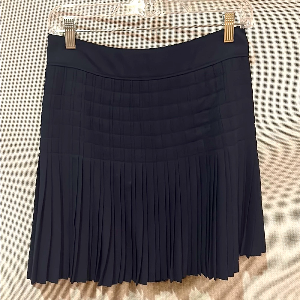 J. Crew Blue Mini Skater Skirt